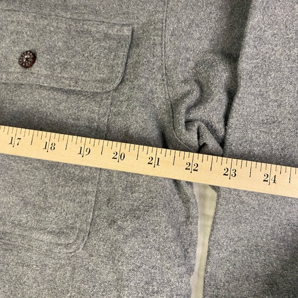 Men’s Moose Creek Long Sleeve Gray Button Up Heavy Shirt Size Large Outdoor - Picture 8 of 16